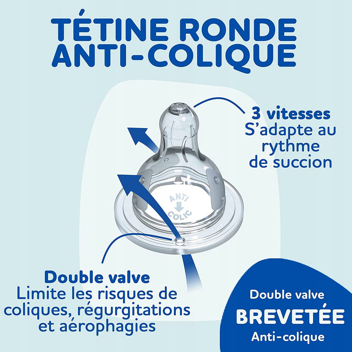 DODIE biberón anticólicos 270 ml 0-6m