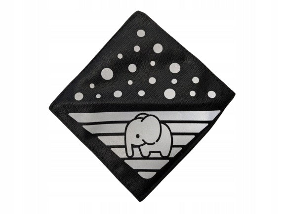 VELOTA reflectores con cierre de velcro para cochecito 12 x 12 cm SOL 1 unidad