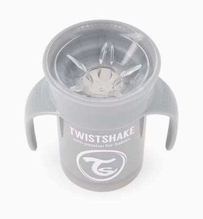 TWISTSHAKE vaso antiderrames 360 grados 230 ml 6 m+