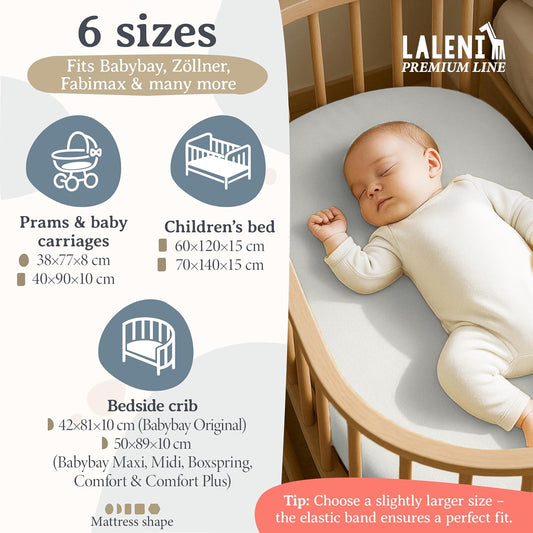 LALENI sábana ajustable para cochecito 38x77