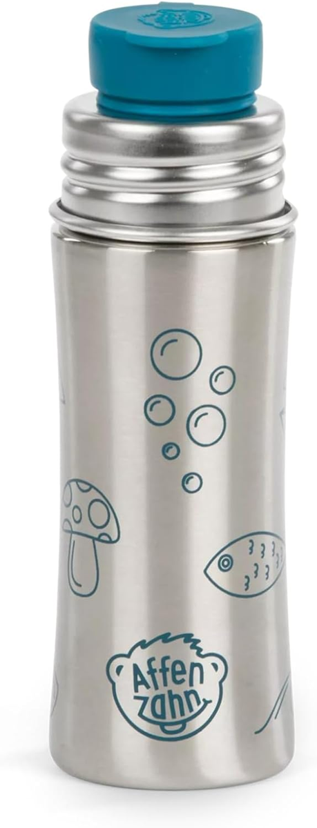 AFFENZAHN botella de acero para bebidas frías 330 ml 18 cm