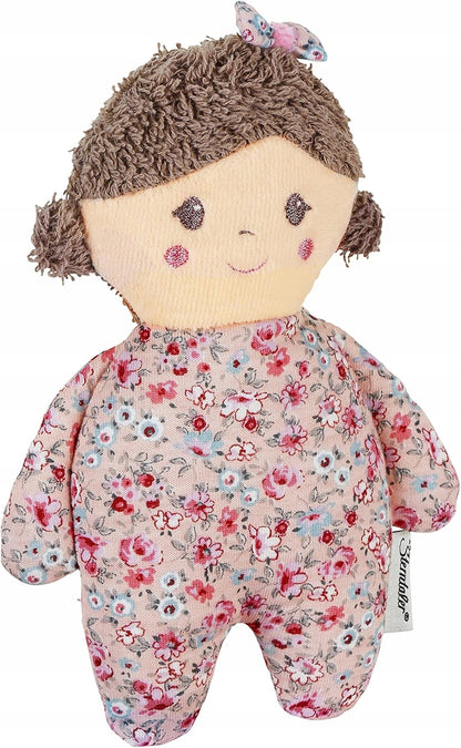 STERNTALER lalka Amelie przytulanka z grzechotką 16 cm "N różowa lalka z miękkiego materiału dla dzieci 0+