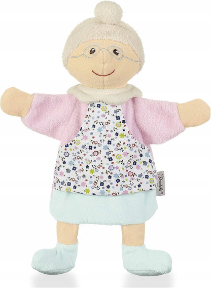 STERNTALER pluszowa pacynka do odgrywania ról BABCIA 26 cm "N. Babcia z tkaniny, bezpieczna dla dzieci 0+