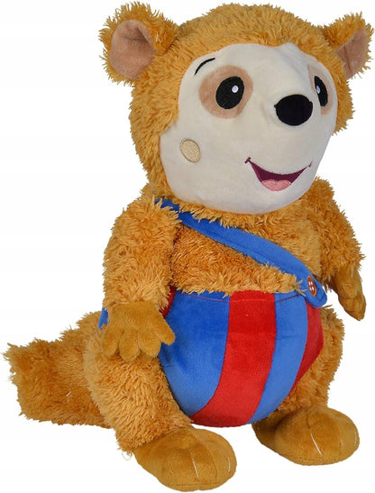 SIMBA BoBo przytulanka 35 cm ruda pluszowa zabawka dla dzieci 0+, stan powystawowy, uszkodzone dźwięki