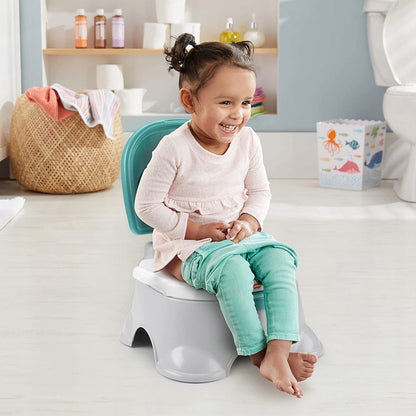 FISHER-PRICE nocnik podest nakładka 3w1, stabilny nocnik dziecięcy z podestem i wyjmowaną wkładką