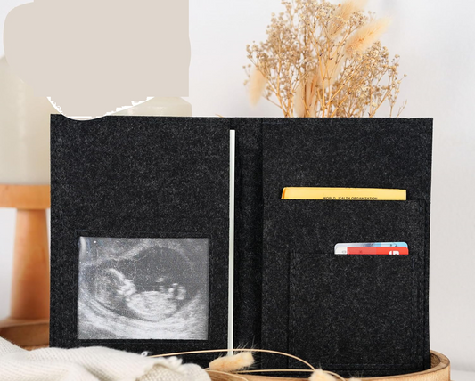 MAHEWA Kleine Wunder funda para tarjeta de embarazo 13,8 x 19 cm