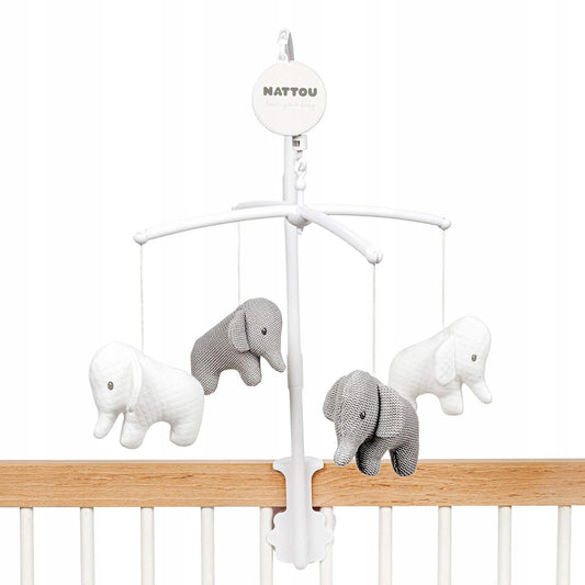 NATTOU móvil para cuna con caja de música ELEFANTE TEMBO