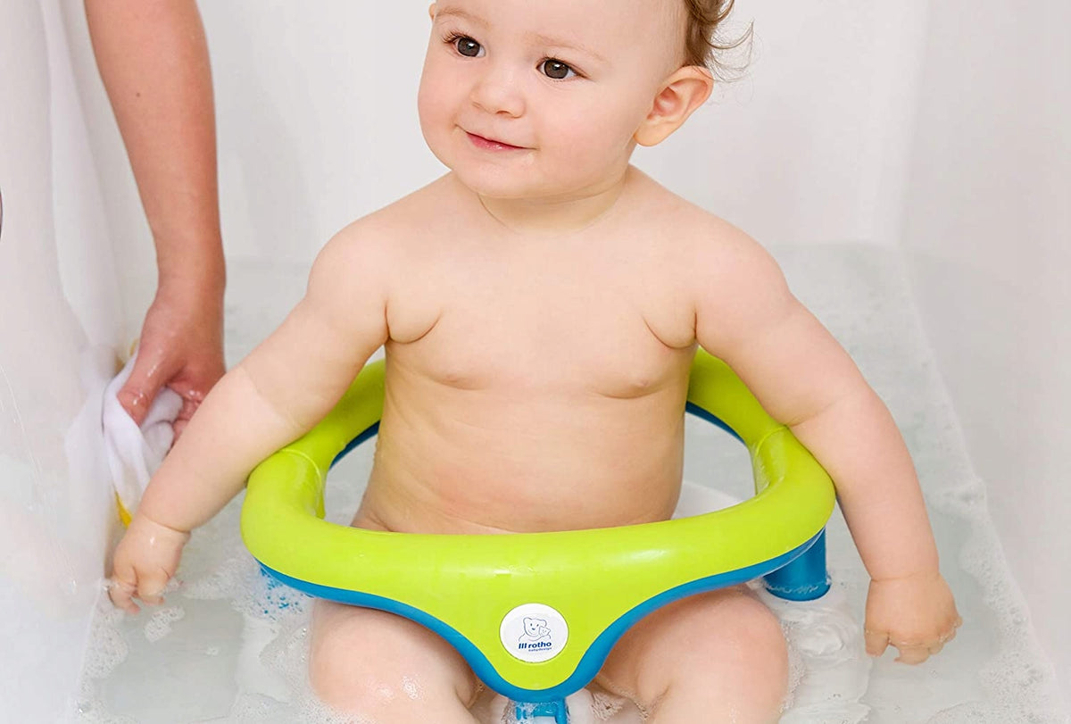 ROTHO Babydesign krzesełko do kąpieli 13kg dla niemowląt, bezpieczne siedzisko do wanny i prysznica