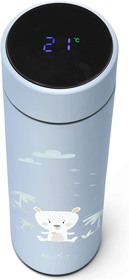 NUVITA termo para bebidas calientes y frías 500 ml con termómetro digital LED