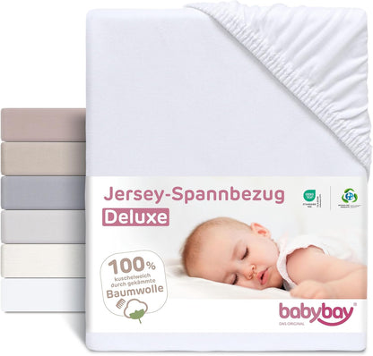 Sábana ajustable BABYBAY para Original 81x42 cm x2