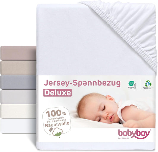 Sábana ajustable BABYBAY para Original 81x42 cm x2