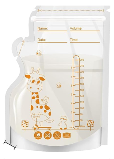 Bolsas para Almacenamiento de Alimentos 60 unidades 250ml