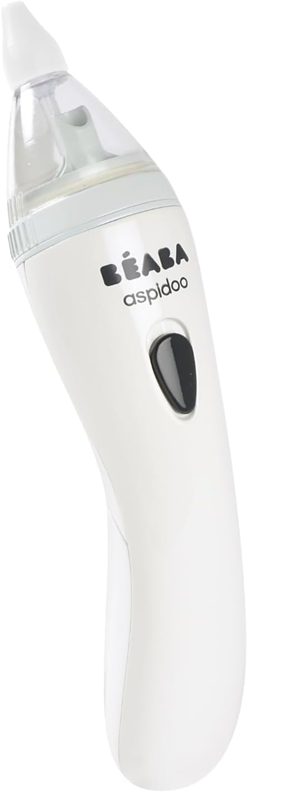 BEABA Aspidoo aspirador nasal eléctrico 18,5 cm + 2 boquillas y funda