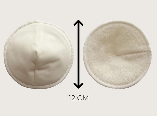 MOM'S PADS discos de lactancia de bambú x14 con bolsa para lavar y neceser