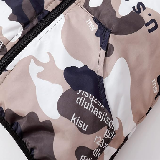 chaleco acolchado reversible con capucha 110-120