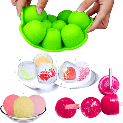 Molde de silicona para congelar alimentos Fresh Foods 12 x 75 ml