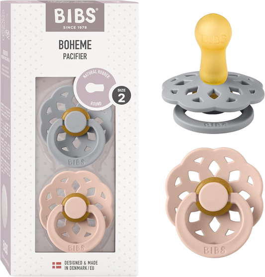 BIBS BOHEME chupetes calmantes 2 pack 6 meses+