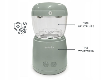 NUVITA Warm'N'Mix calientabiberones de viaje para biberones de varias marcas 9 x 8,5 cm