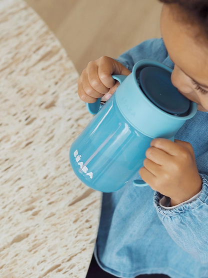 BEABA Vaso de entrenamiento antiderrame 360° 340 ml 12 m+