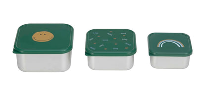LASSIG Snackbox CAJAS DE ACERO PARA APERITIVOS x3