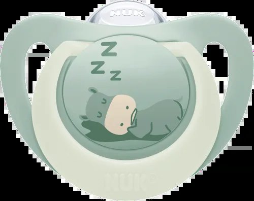 NUK First Choice Night smoczki uspokajające 18-36 mies. ortodontyczny smoczek do snu z elementem świecącym