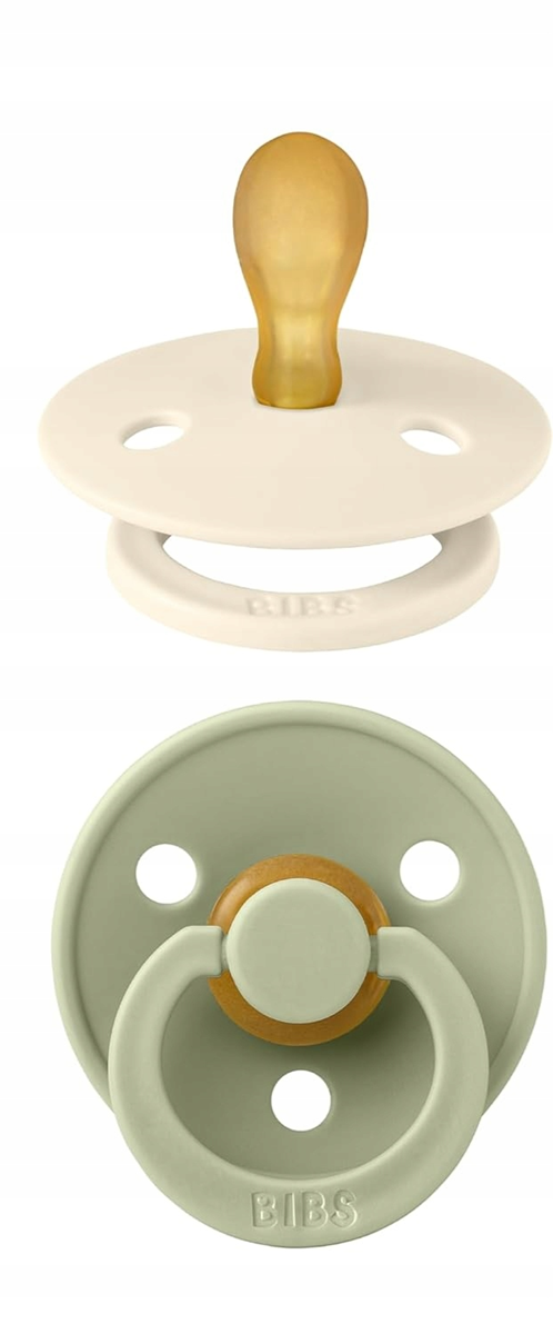 BIBS COLOUR chupetes calmantes 2 pack caucho 6-18 meses simétrico