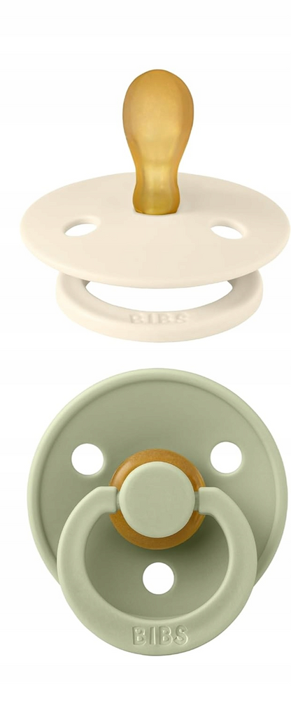 BIBS COLOUR chupetes calmantes 2 pack caucho 6-18 meses simétrico