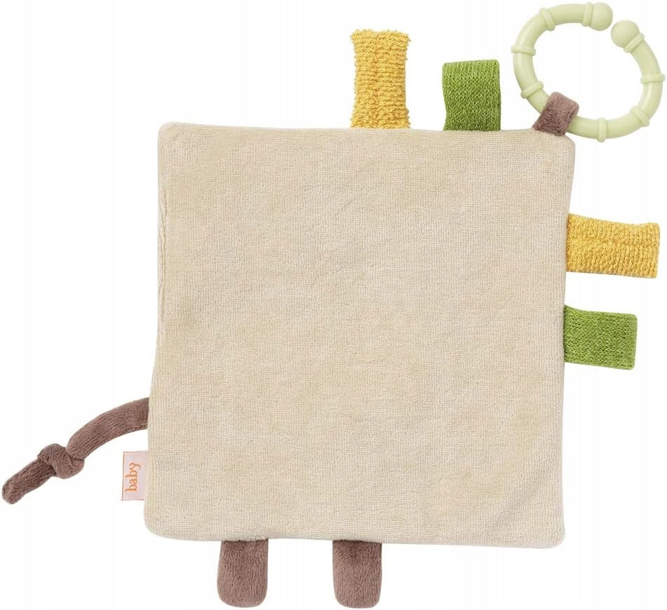 FEHN Loopy&Lotta książeczka sensoryczna ZAWIESZKA, miękka zabawka edukacyjna dla niemowląt 0+