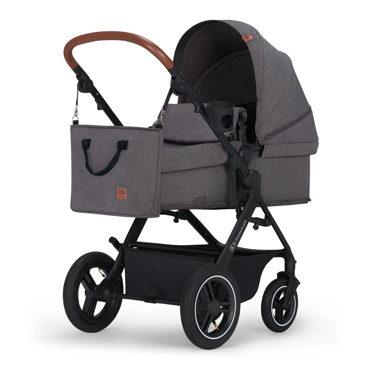 KINDERKRAFT B-TOUR cochecito multifuncional 3 en 1 hasta 22kg + silla MINK PRO