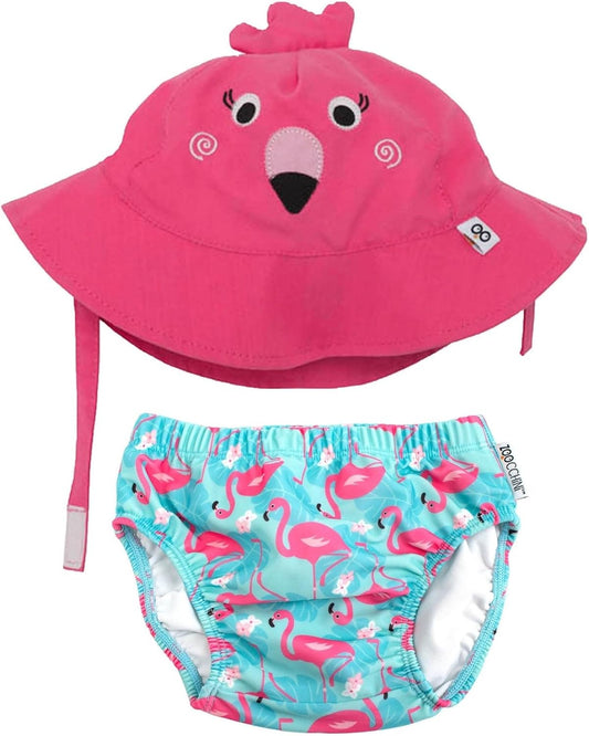 ZOOCCHINI pañal de natación + sombrero 3-6 meses