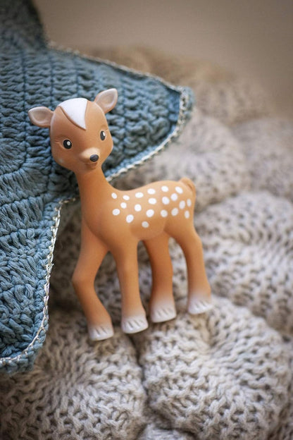 SOPHIE la GIRAFE mordedor de caucho con sonajero 15,5 cm CIERVO FANFAN