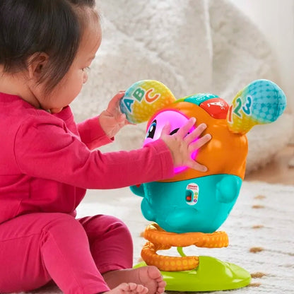 FISHER-PRICE DJ interactivo HUPFI canta y baila 75 actividades IDIOMA INGLÉS
