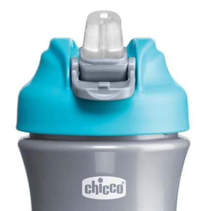 CHICCO Vaso antigoteo con boquilla y pajita Pop-up Cup 350 ml 2 a+