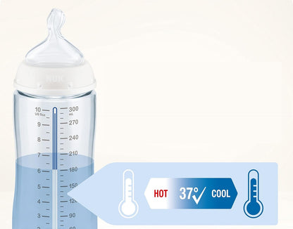 NUK First Choice+ Biberón 150 ml 0-6 m con indicador de temperatura