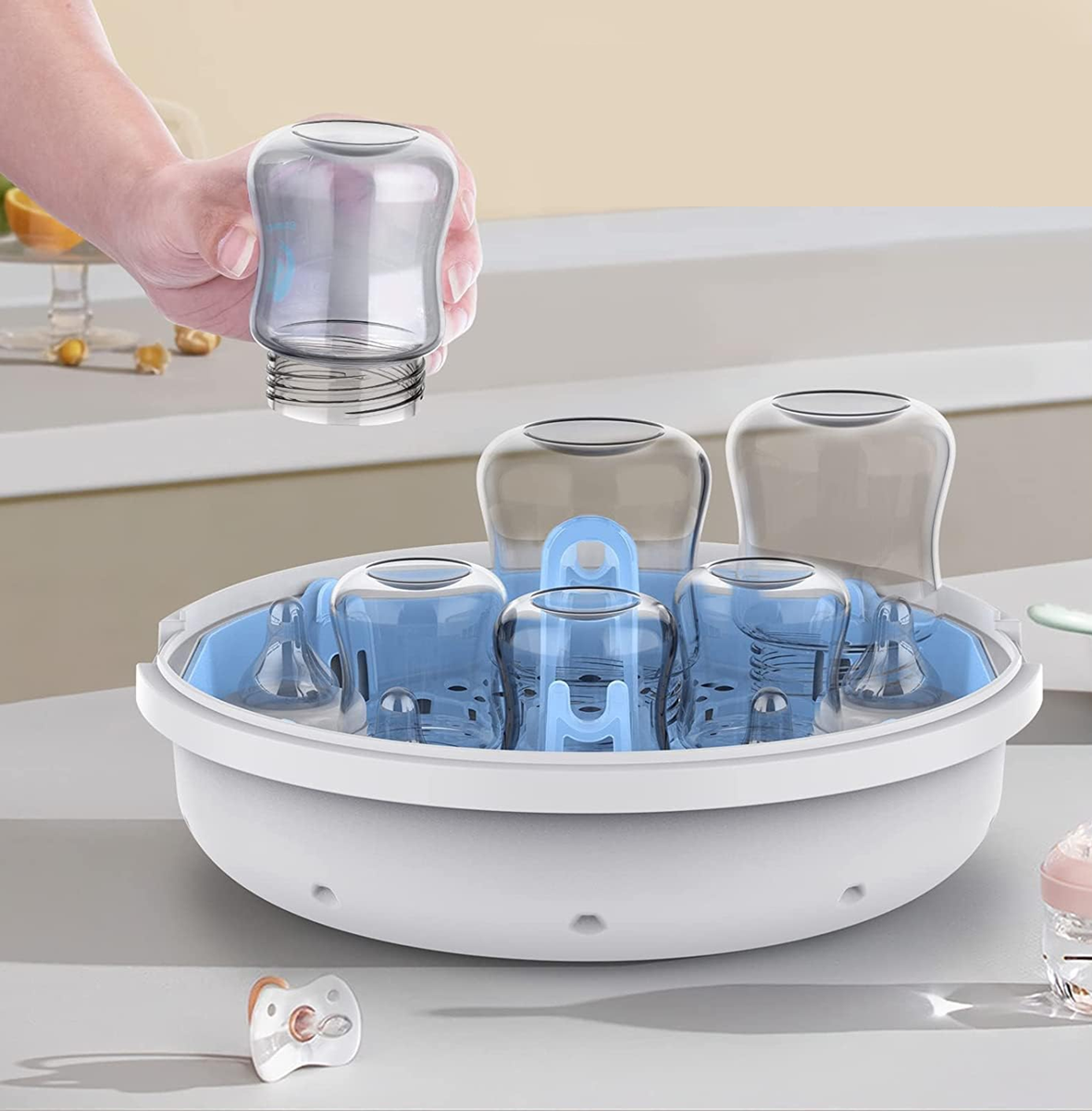 BELLABABY BLA8913 esterilizador de microondas con pinzas