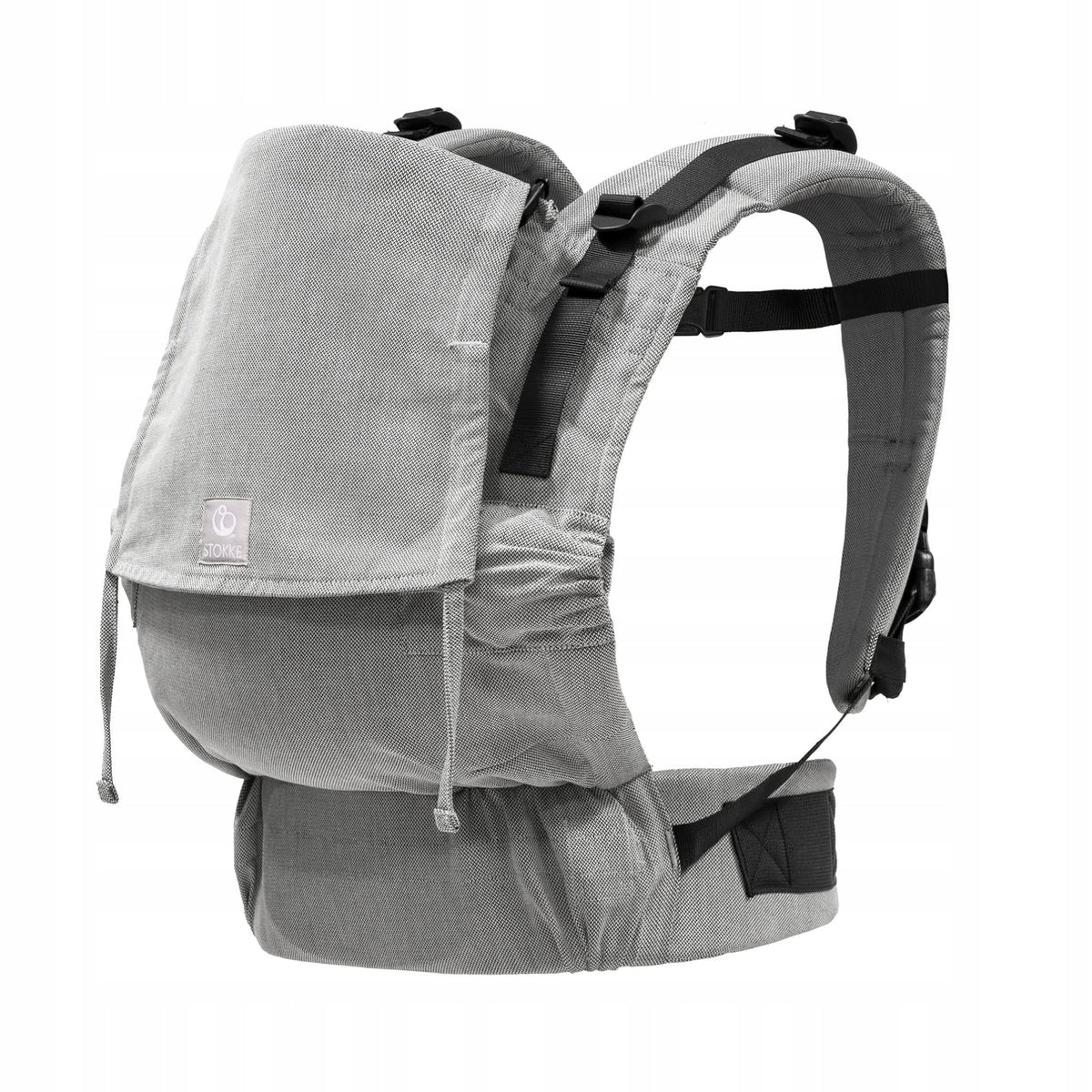 STOKKE LIMAS FLEX nosidełko ergonomiczne 4-20kg, szare, miękkie nosidło dla dziecka
