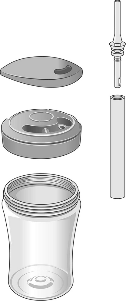 NUK pajita y boquilla para vaso ACTION CUP