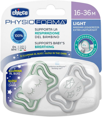 CHICCO PhysioForma chupete x2 16-36m BRILLANTE