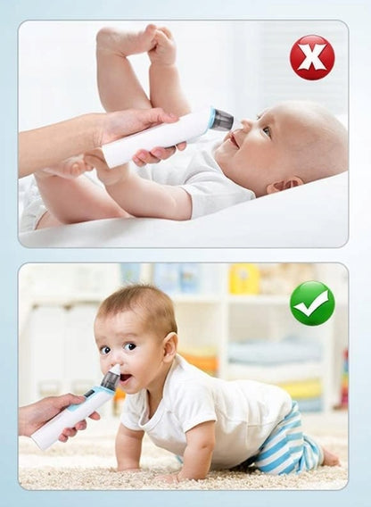URAQT aspirador nasal eléctrico 2 boquillas 0+