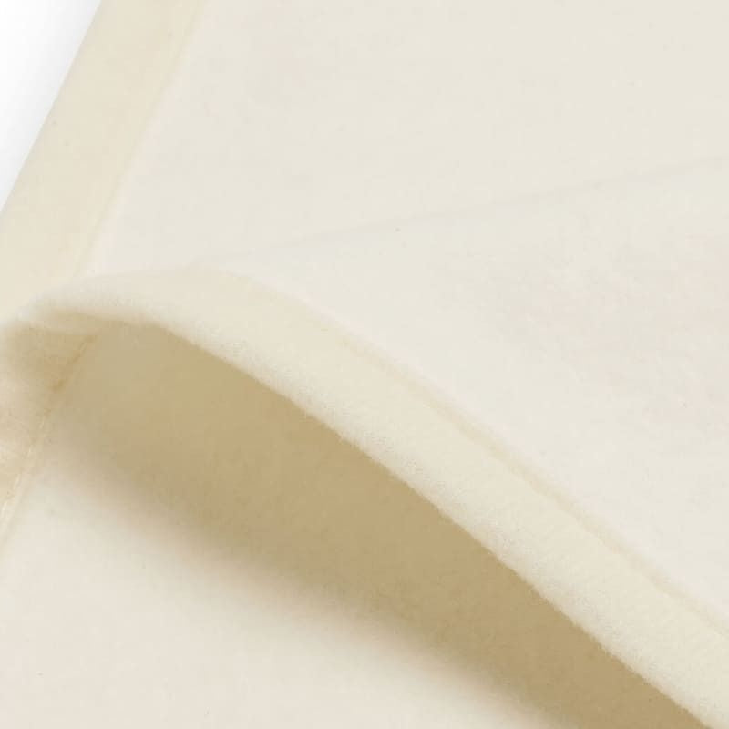 JOLLEIN koc bawełniany IVORY 100x150, miękki kremowy kocyk dziecięcy 100% bawełna do łóżeczka i spacerów