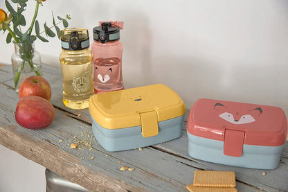 LASSIG zestaw śniadaniowy BIDON śniadaniówka z bidonem i lunchboxem w motywie lisa