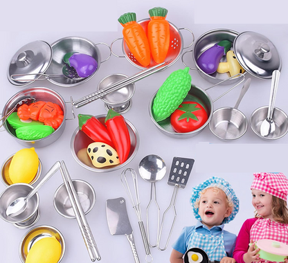 ENPEI mini set de accesorios de cocina de acero inoxidable 27 piezas 3 l+