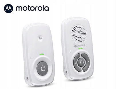 MOTOROLA MBP21 cyfrowa niania elektroniczna DECT 2, biała, zestaw audio z jednostką rodzica i dziecka