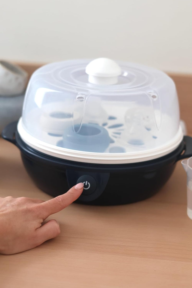 BEABA Esterilizador a vapor 2en1 Steril'Express + pinzas y vaso medidor