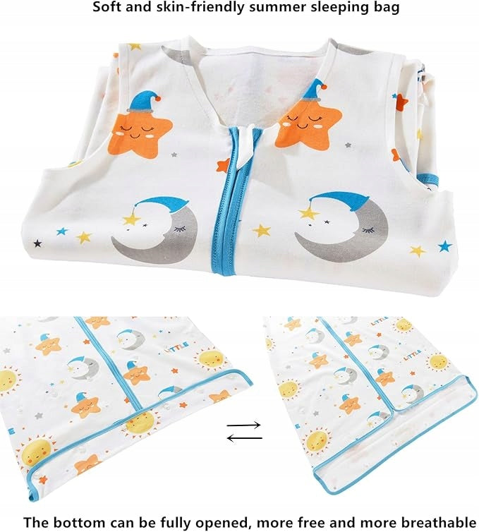 CHILSUESSY saco de dormir 2,5 TOG 120-140 cm para bebés