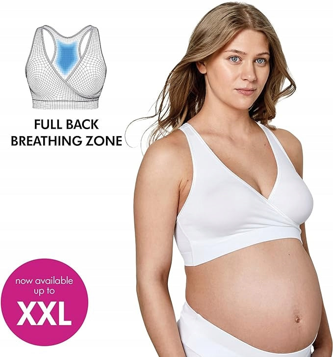 MEDELA KEEP COOL SLEEP biustonosz do karmienia na noc L, oddychający biustonosz z pełną pleców strefą chłodzenia