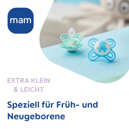 MAM Perfect Start silicone pacifier 0–2 months x2