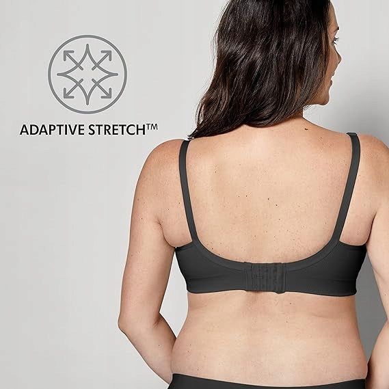 MEDELA KEEP COOL ULTRA biustonosz do karmienia bezszwowy S, czarny, bez fiszbin, z Adaptive Stretch
