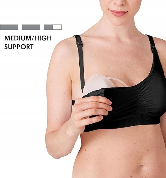 MEDELA sujetador de lactancia y extracción de leche 3 en 1 con almohadillas XXL