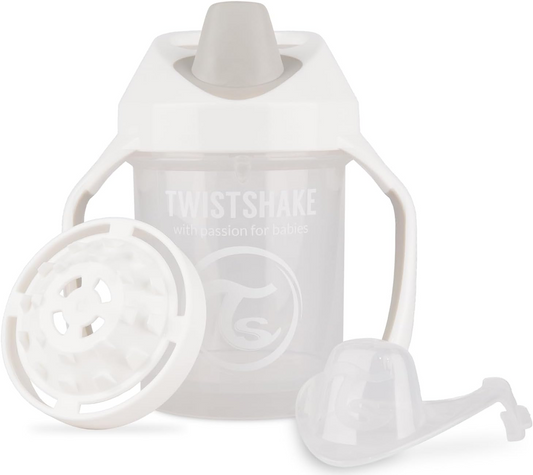 TWISTSHAKE Mini vaso antiderrames con boquilla y batidor 230 ml 4 m+